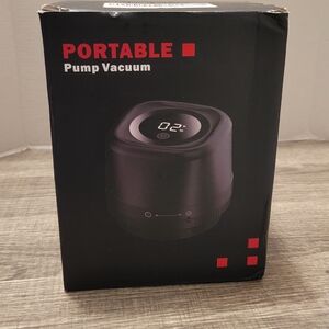 Portable Pump Vacuum - Black